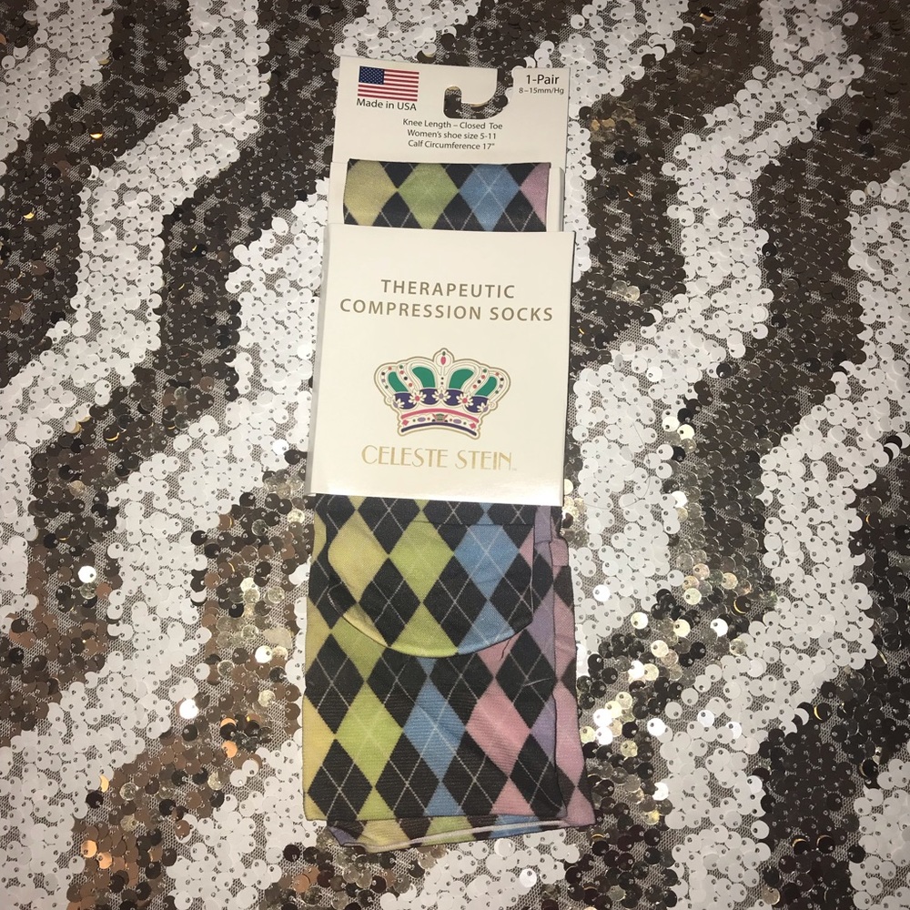 Celeste Stein “Argyle” Compression Stockings